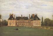 Jean Baptiste Camille  Corot, Rosny,the Chateau of the Duchesse de Berry (mk05)